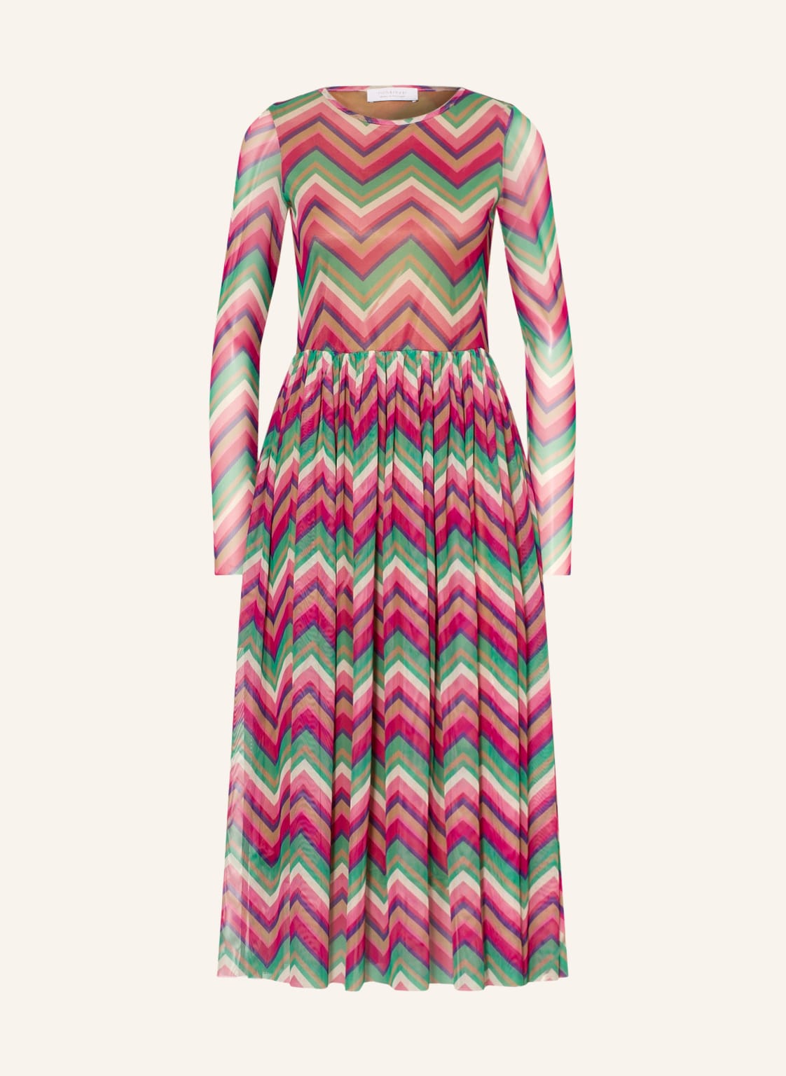 Image of Rich&Royal Mesh-Kleid pink