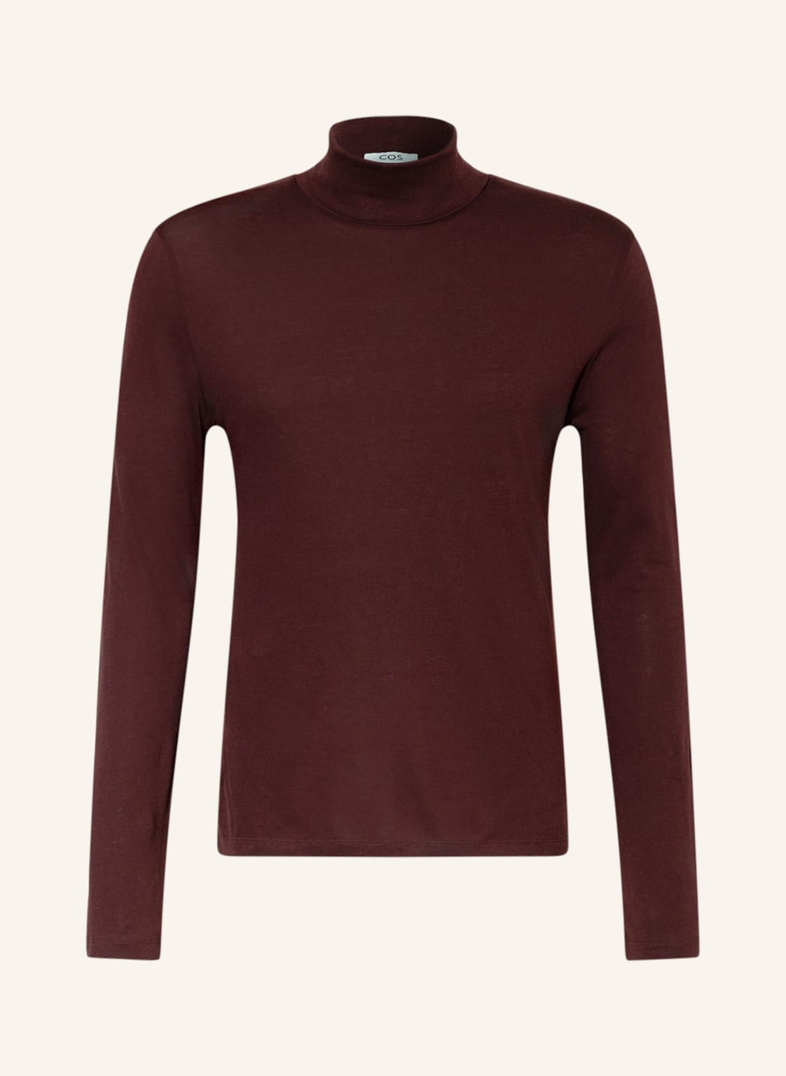 Image of Cos Rollkragenshirt rot