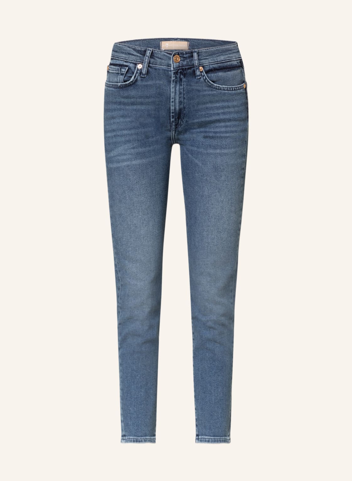 Image of 7 For All Mankind Jeans Roxanne Ankle Slim Fit blau