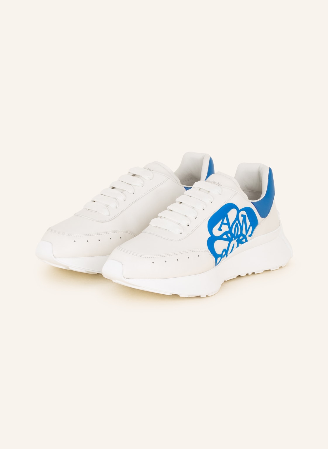 Image of Alexander Mcqueen Sneaker Sprint Runner weiss