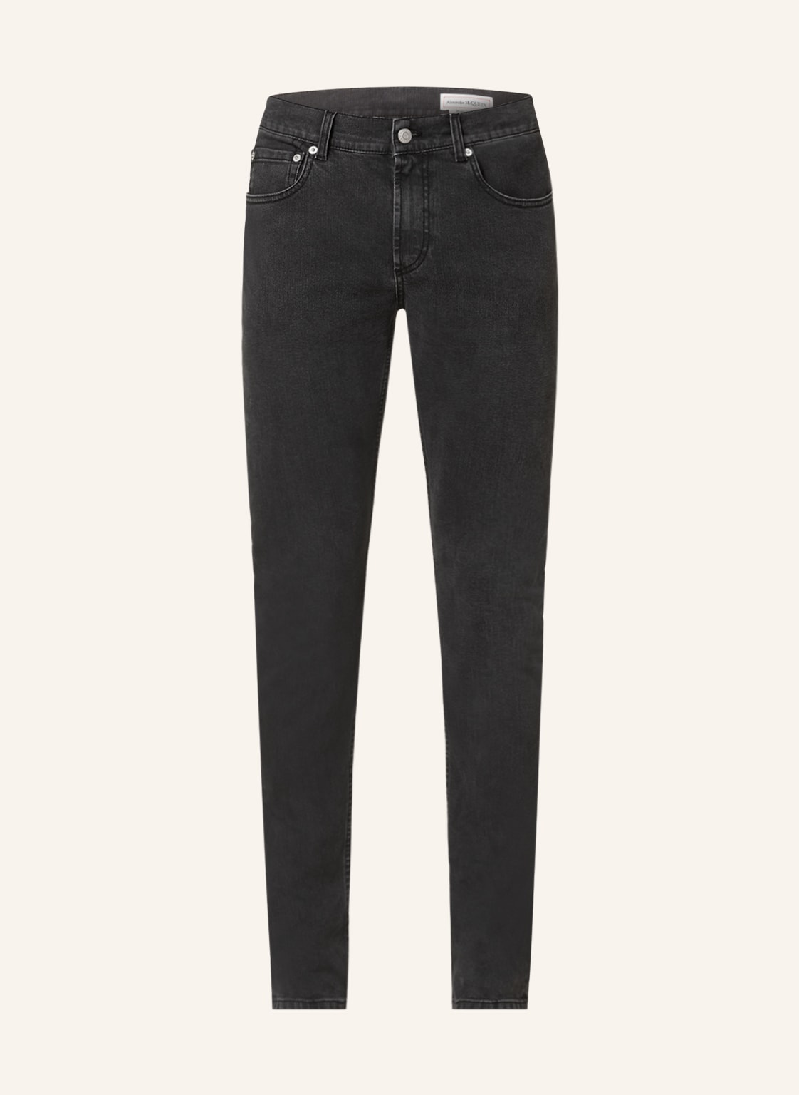 Image of Alexander Mcqueen Jeans Extra Slim Fit schwarz
