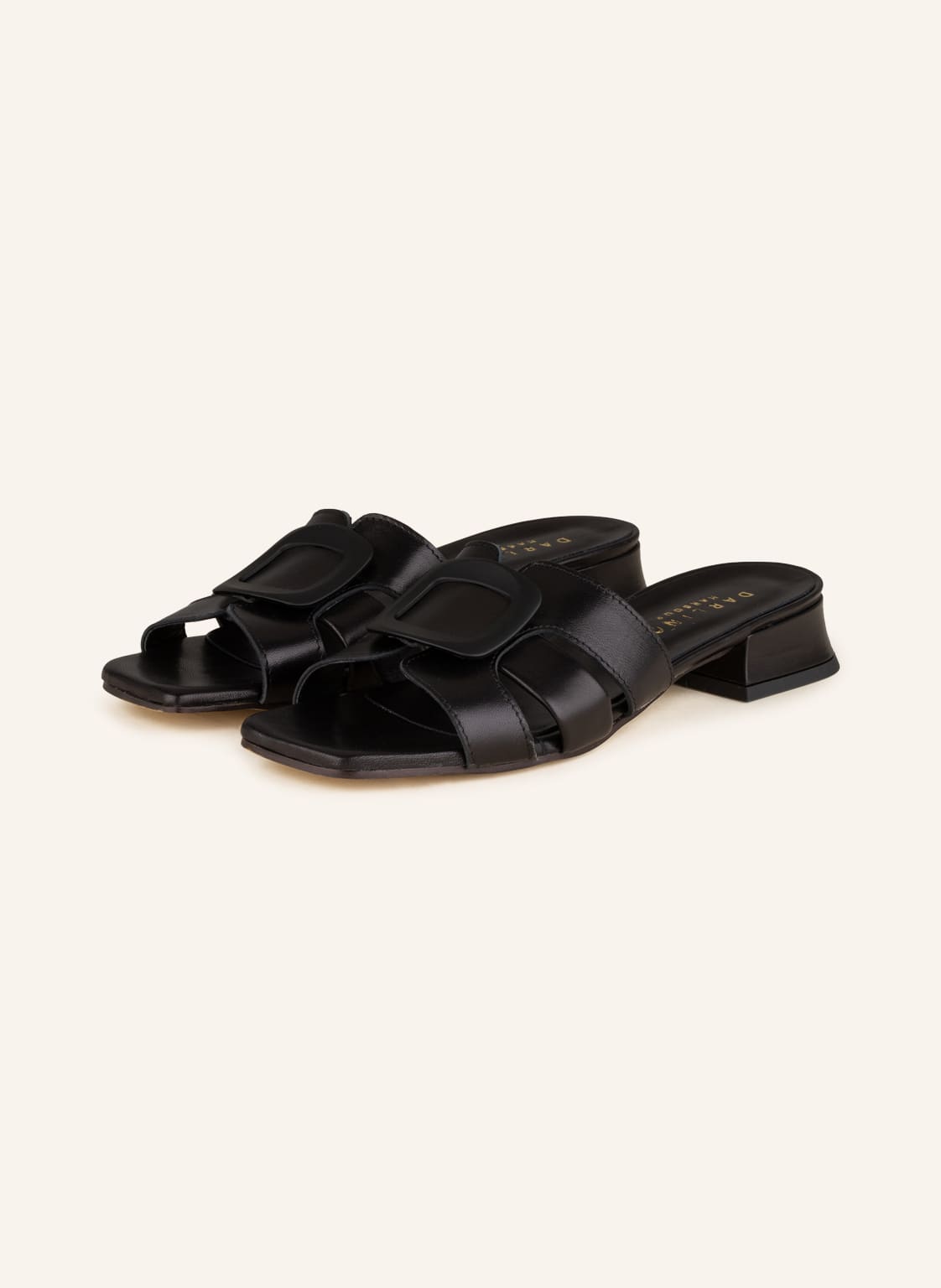 Image of Darling Harbour Pantoletten schwarz