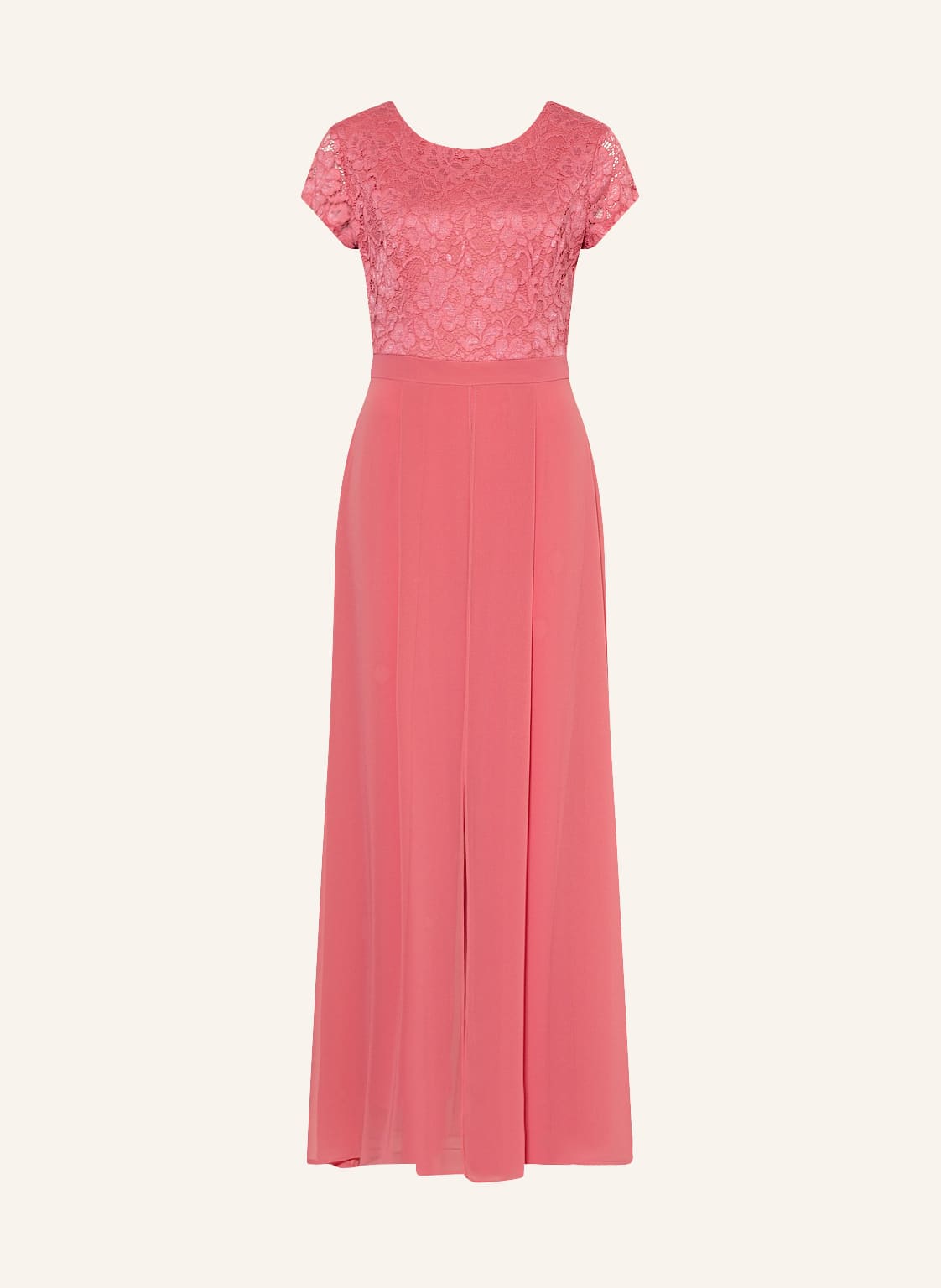 Image of Vera Mont Jumpsuit Mit Spitze orange