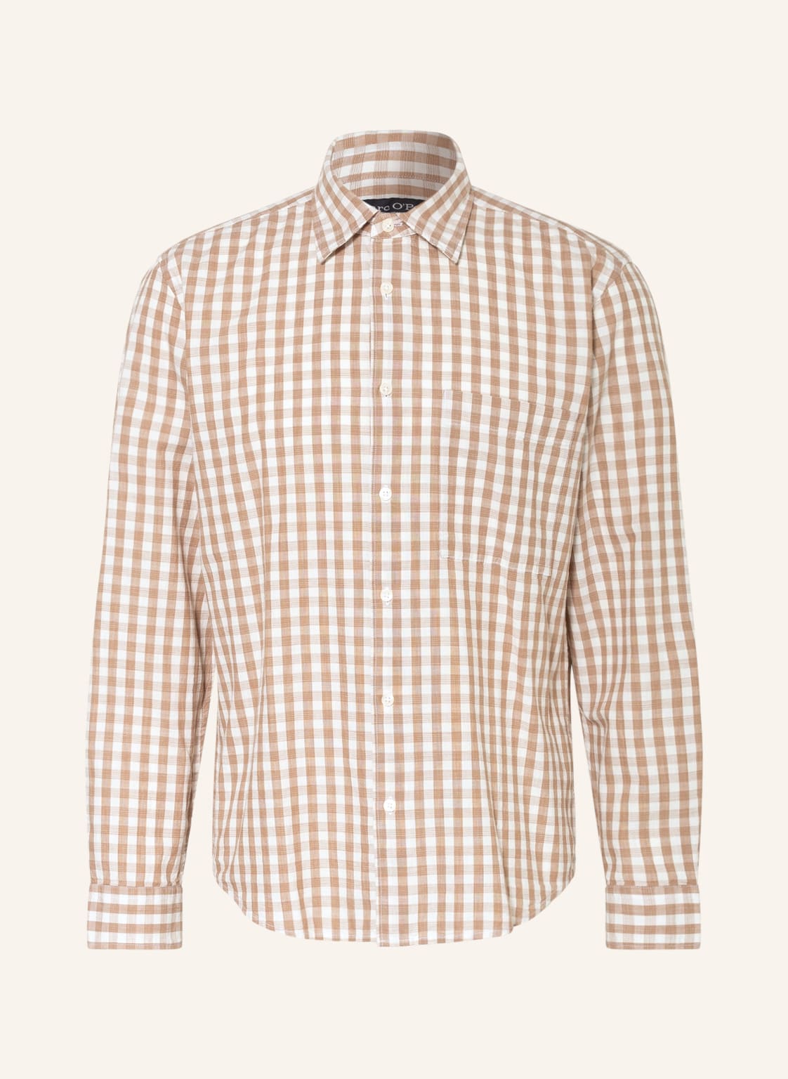 Image of Marc O'polo Hemd Regular Fit beige