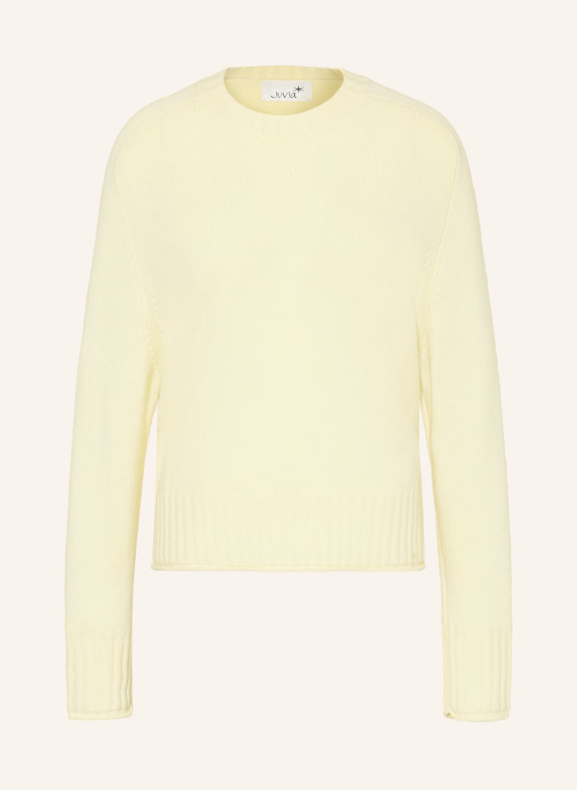 Image of Juvia Cashmere-Pullover Elani Pure gelb