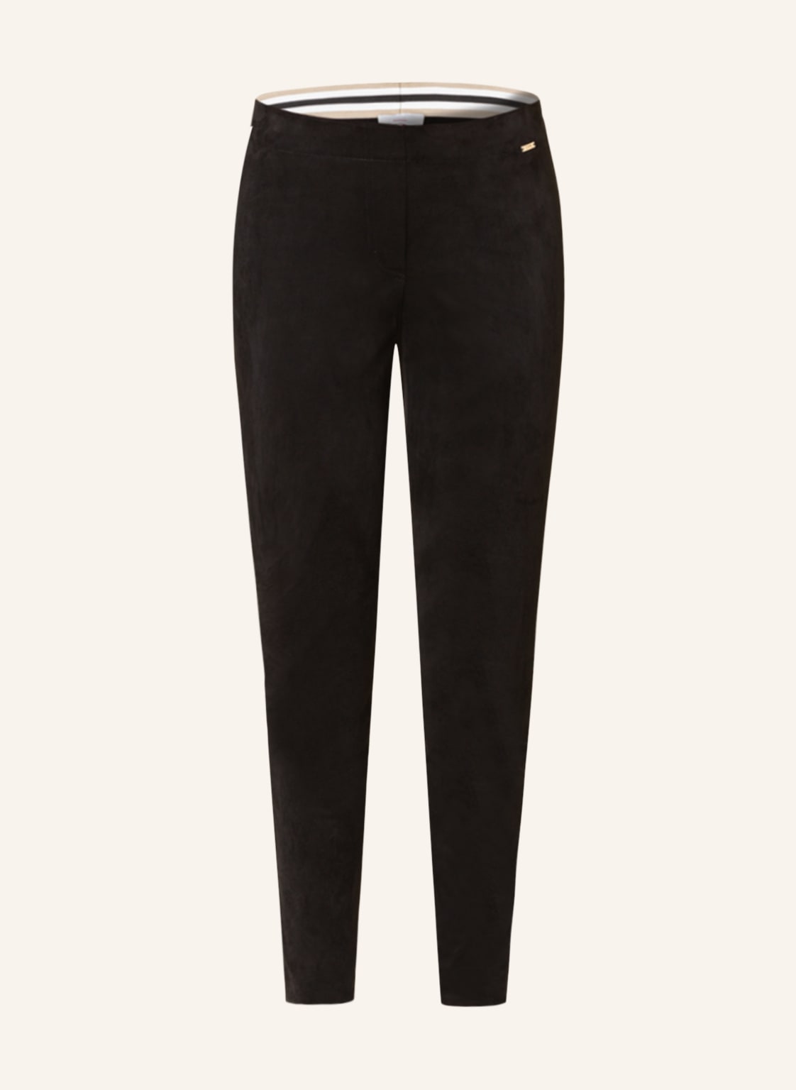 Image of Cinque Hose Cistretch In Lederoptik schwarz