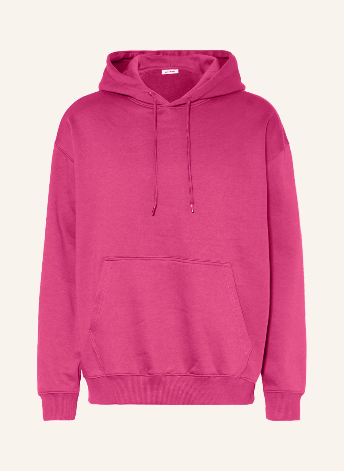 Image of Weekday Oversized-Hoodie pink