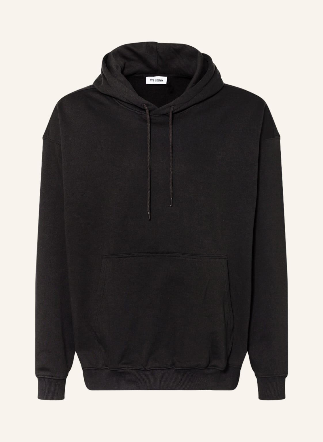 Image of Weekday Oversized-Hoodie schwarz