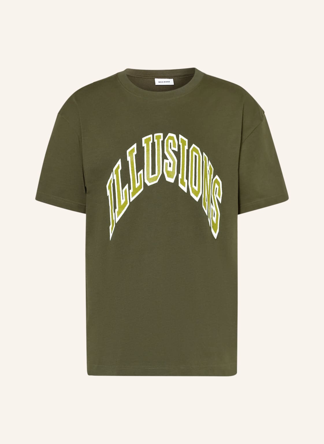 Image of Weekday Oversized-Shirt gruen