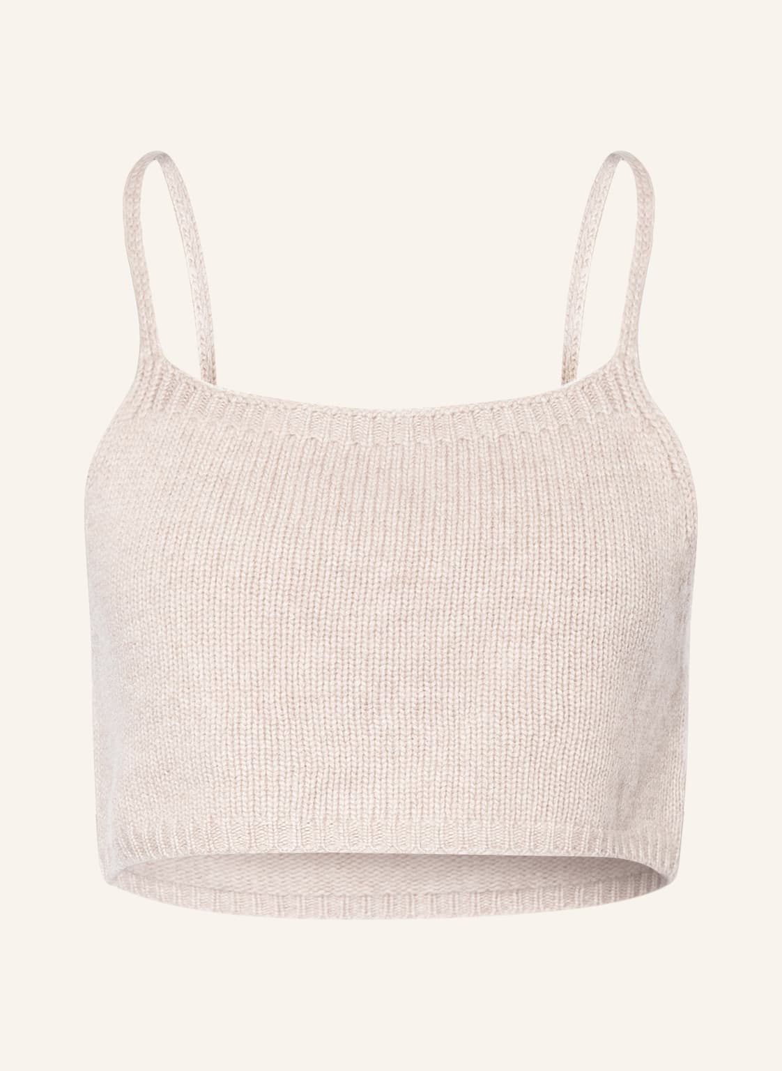 Image of By Aylin Koenig Top Melli Aus Merinowolle Und Mit Cashmere beige