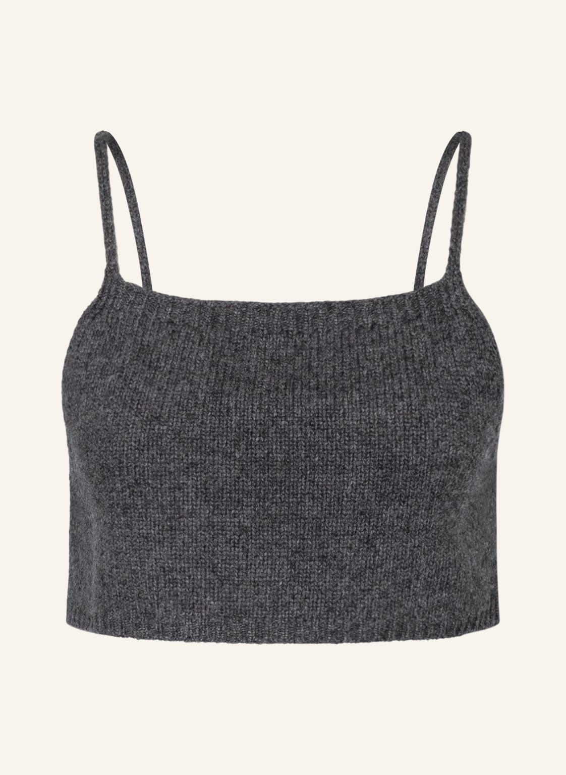 Image of By Aylin Koenig Top Melli Aus Merinowolle Und Mit Cashmere grau