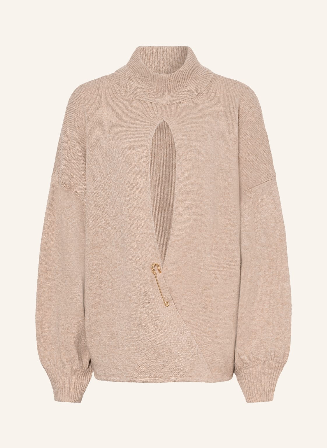 Image of By Aylin Koenig Pullover Malu Mit Cashmere Und Cut-Out beige