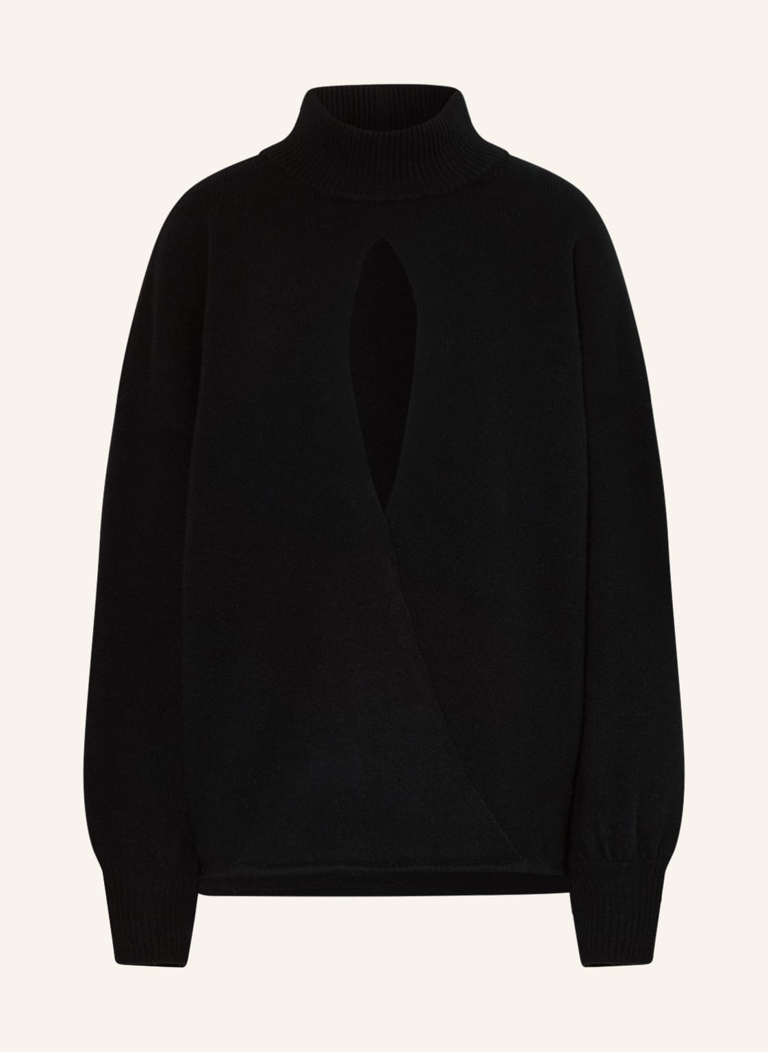 Image of By Aylin Koenig Pullover Malu Mit Cashmere Und Cut-Out schwarz