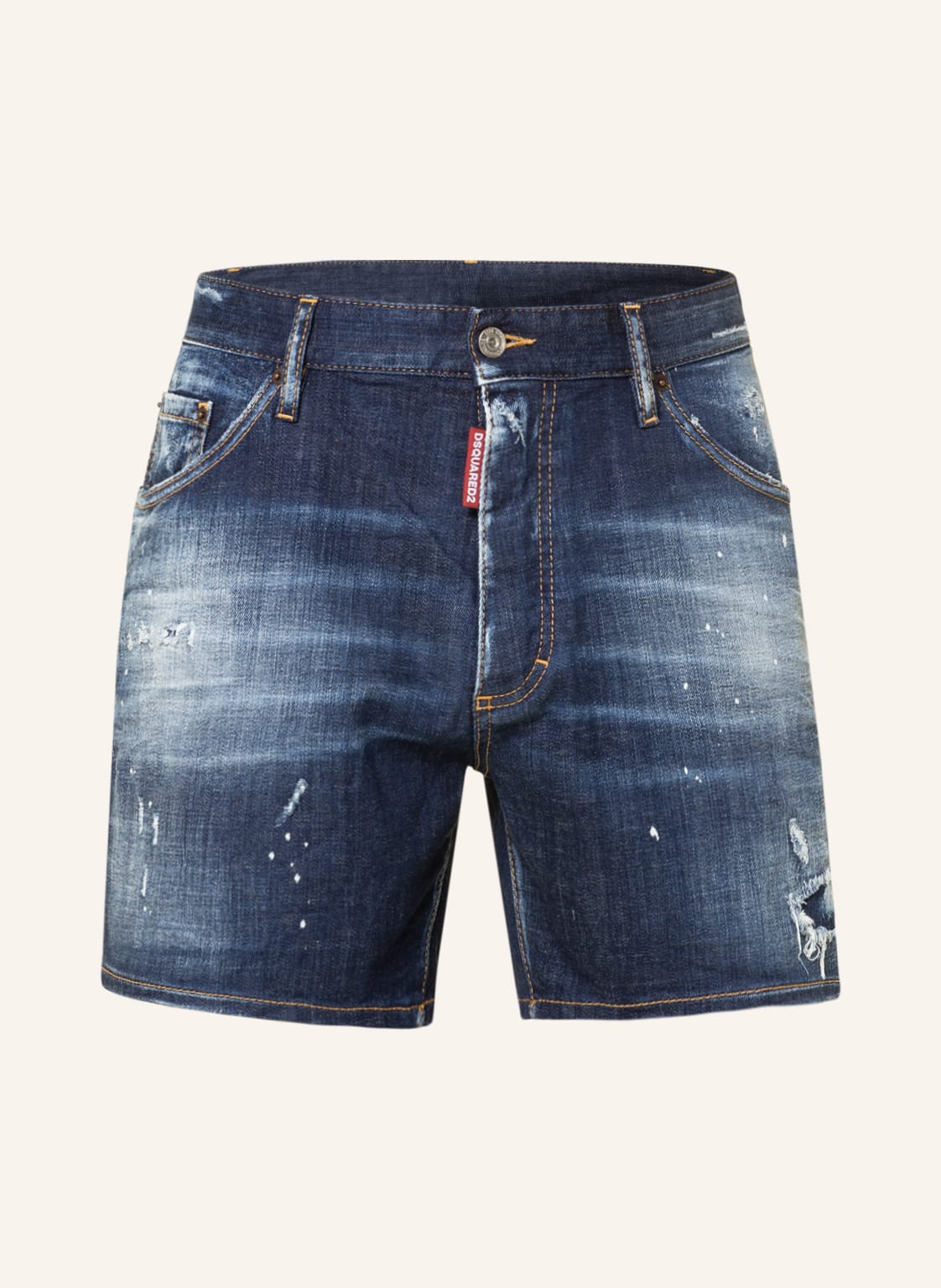 Image of dsquared2 Jeansshorts Commando blau