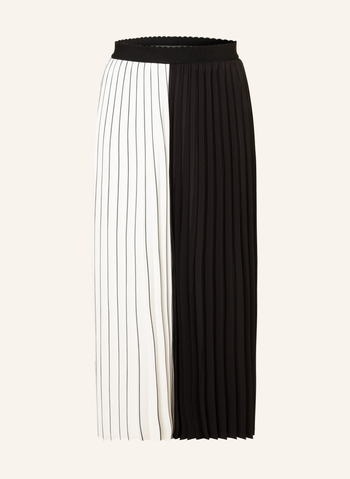 Image of S.Oliver Black Label Plisseerock schwarz