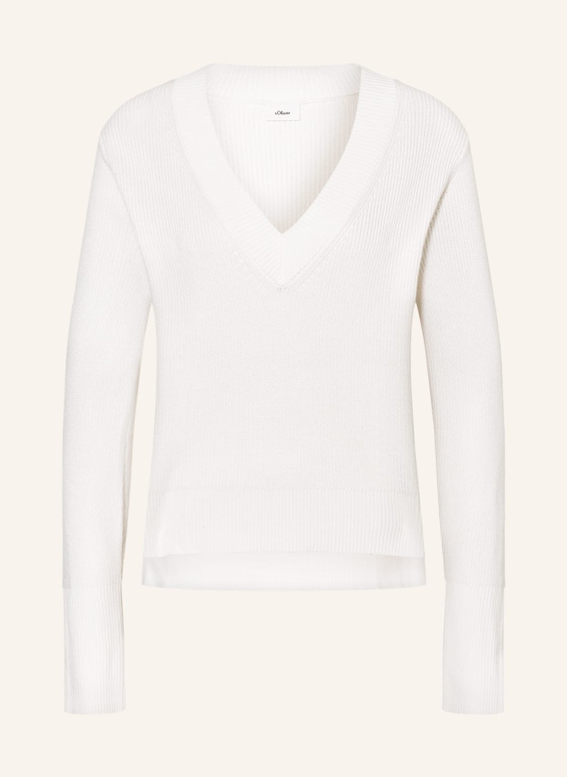 Image of S.Oliver Black Label Pullover weiss