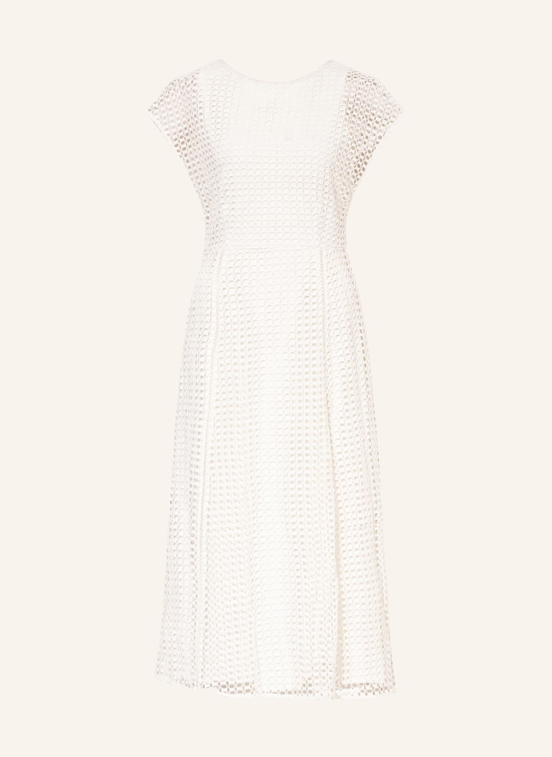 Image of S.Oliver Black Label Kleid Mit Lochstickerei weiss