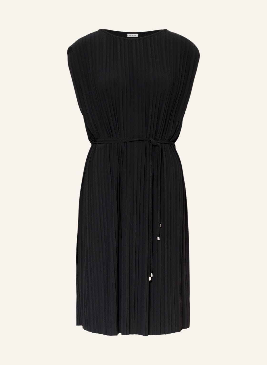 Image of S.Oliver Black Label Plisseekleid schwarz