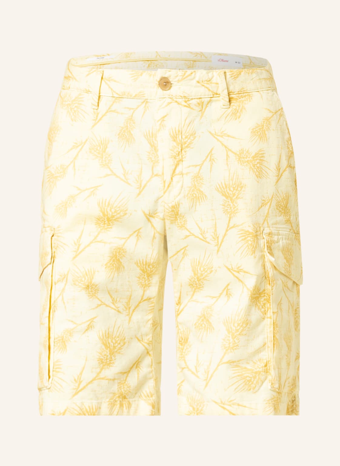 Image of S.Oliver Red Cargoshorts Phoenix Regular Fit gelb