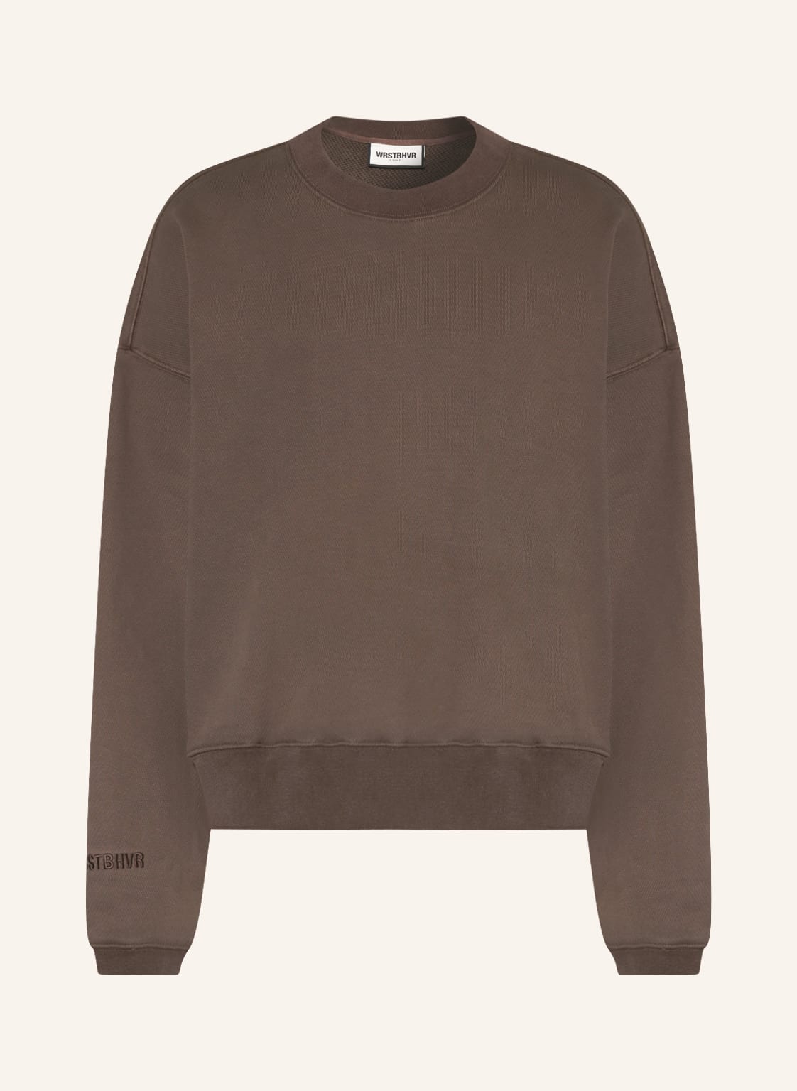 Image of Wrstbhvr Oversized-Sweatshirt Jarvis braun
