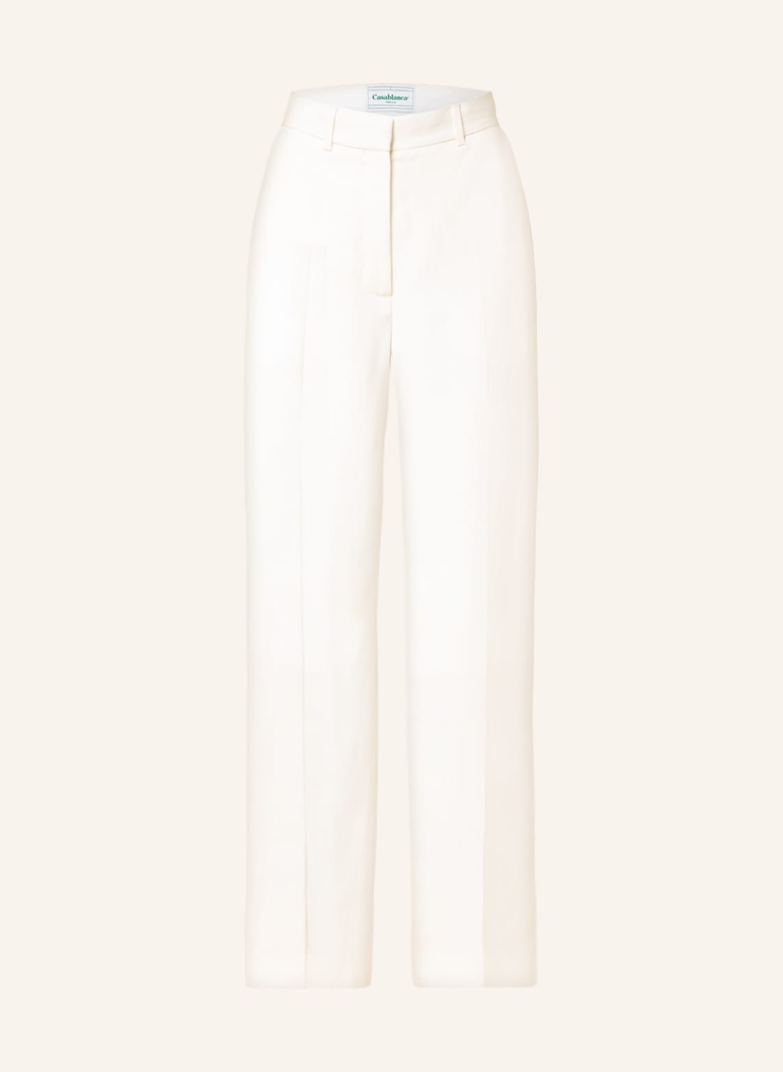 Image of Casablanca Marlenehose Mit Seide weiss