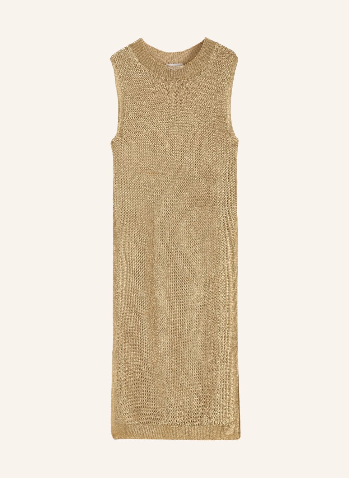 Image of Reiss Stricktop Genevieve Mit Glitzergarn gold