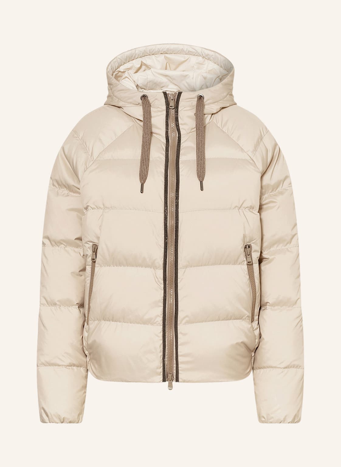 Image of Brunello Cucinelli Daunenjacke beige