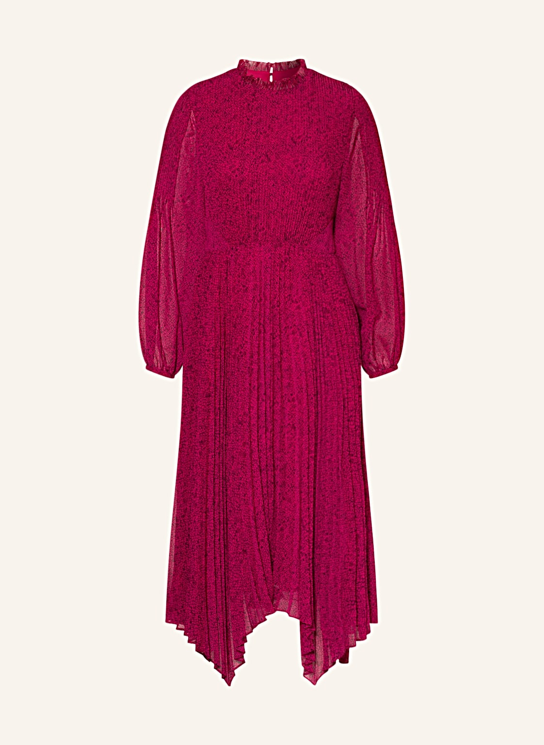 Image of Whistles Plisseekleid violett