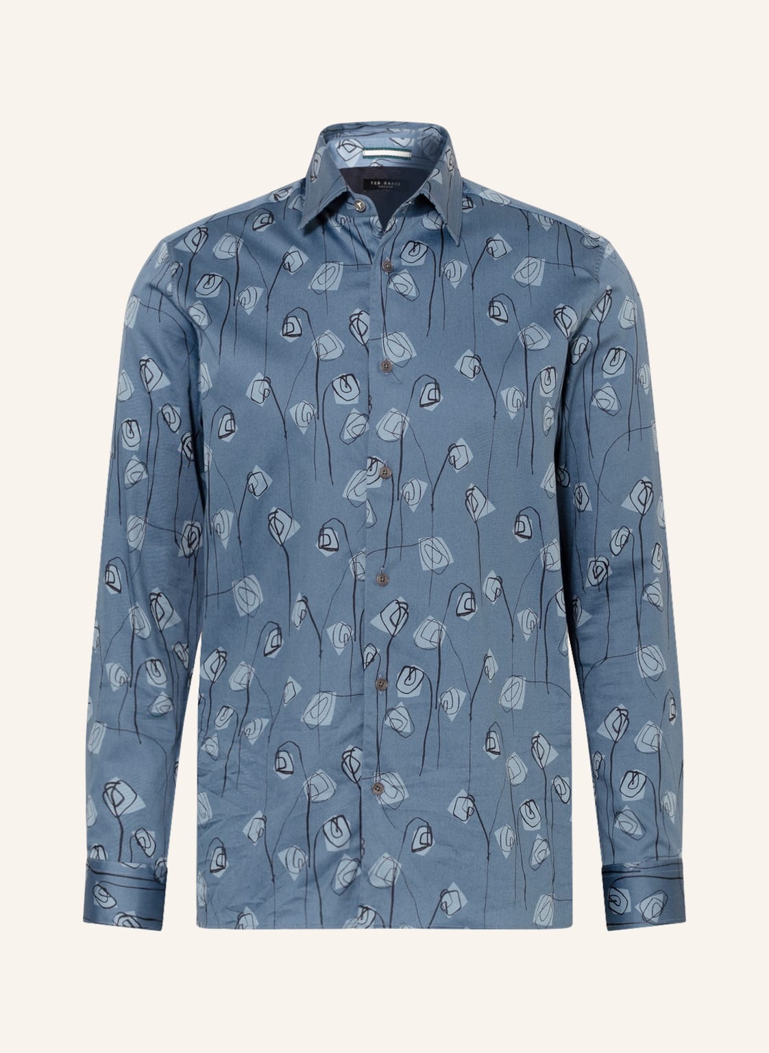 Image of Ted Baker Hemd Frith Slim Fit blau