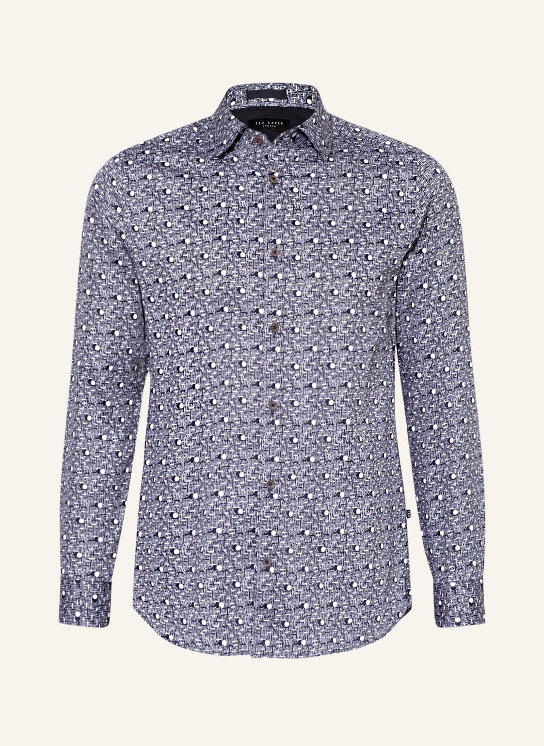 Image of Ted Baker Hemd Maccle Slim Fit blau