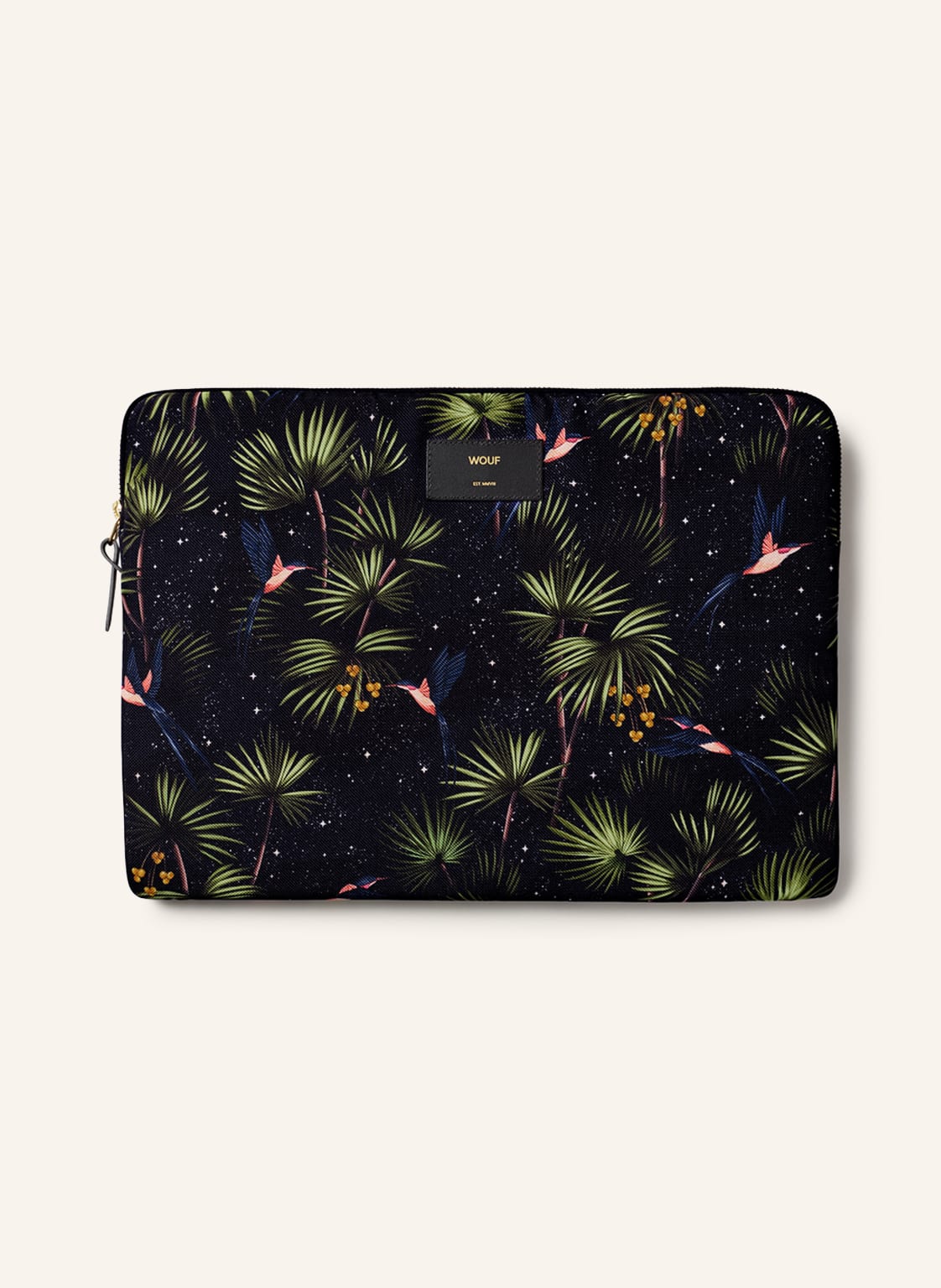 Image of Wouf Laptop-Hülle Paradise schwarz