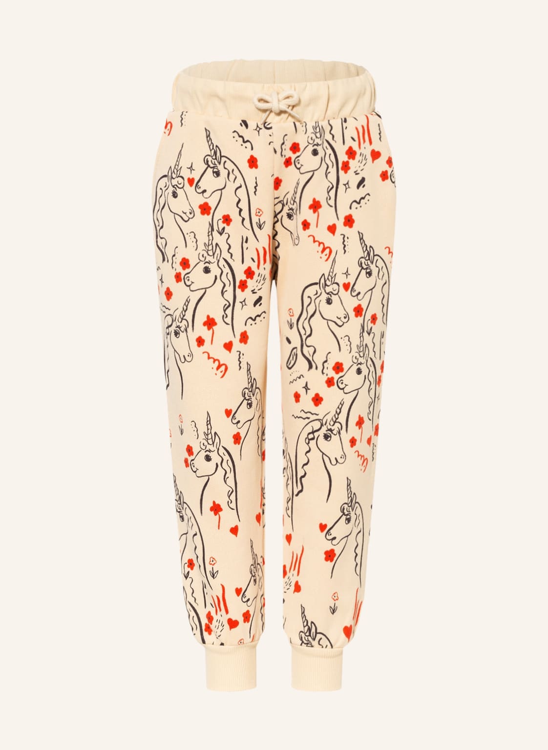 Image of Mini Rodini Sweatpants weiss