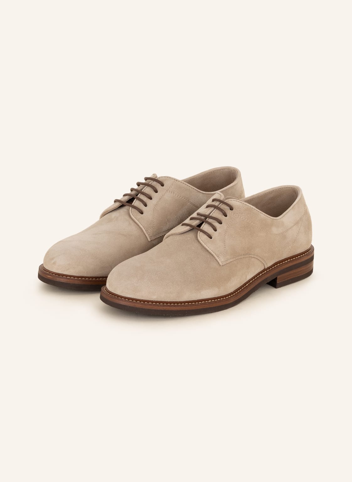 Image of Brunello Cucinelli Schnürer beige