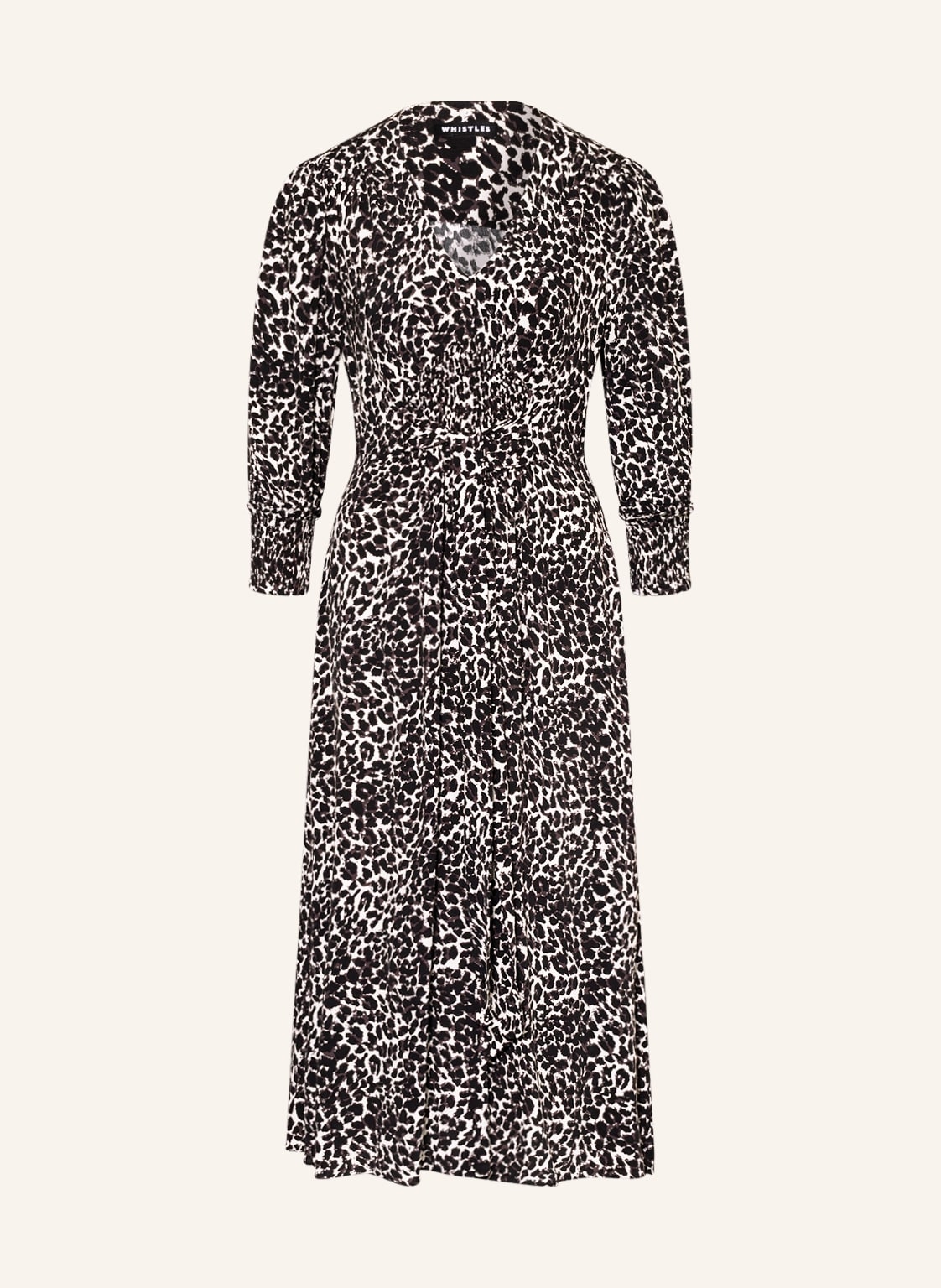 Image of Whistles Kleid Shadow Leopard schwarz