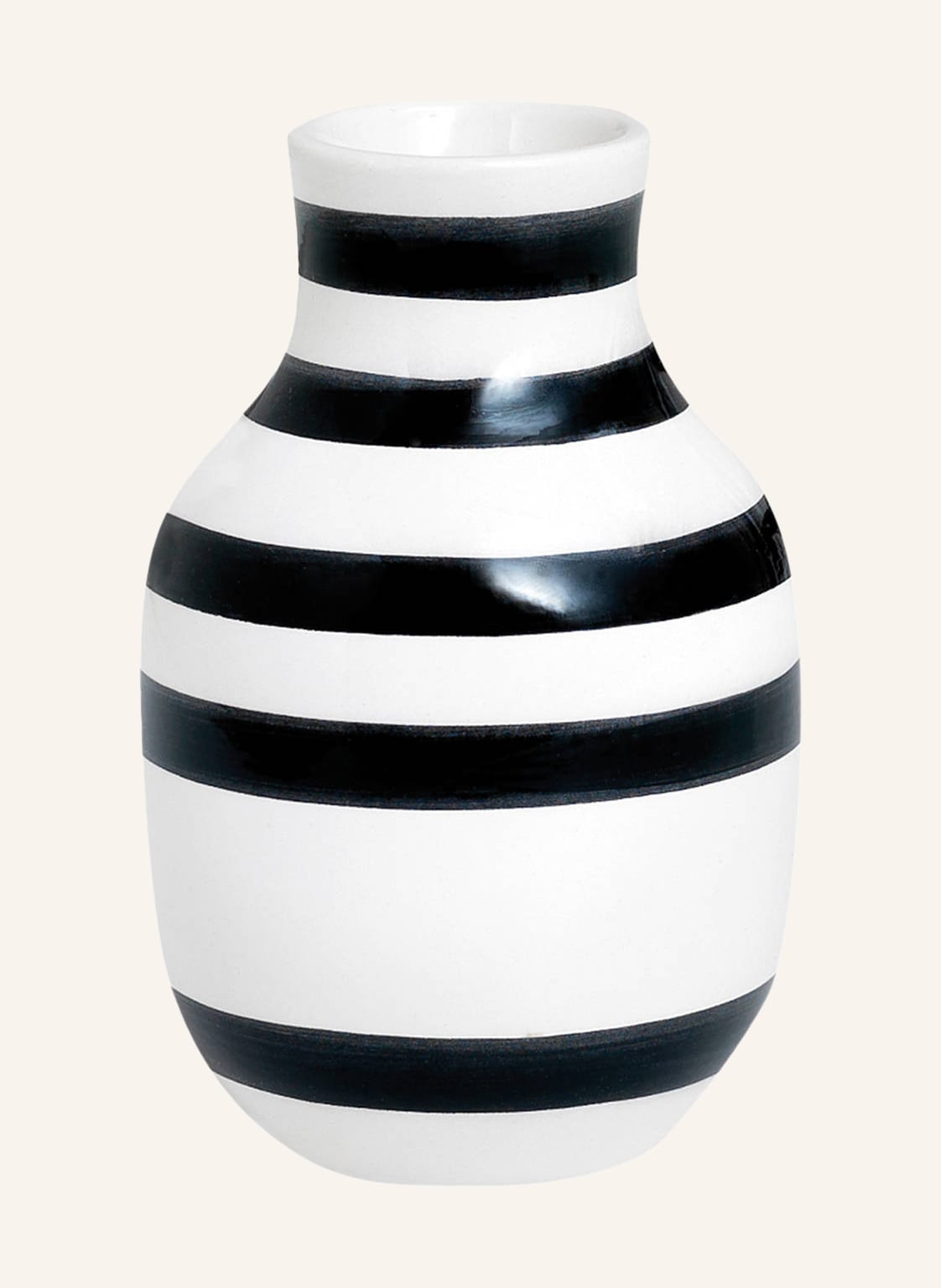 Image of Kähler Vase Omaggio Small schwarz