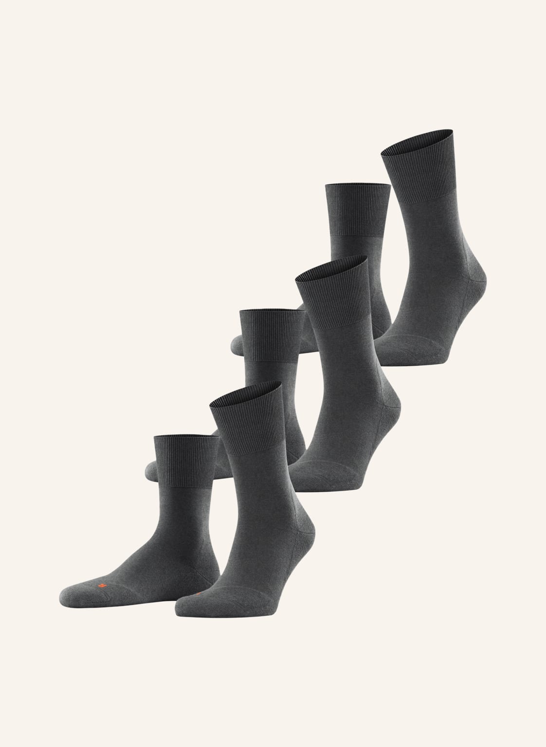 Image of Falke 3er-Pack Socken Run braun