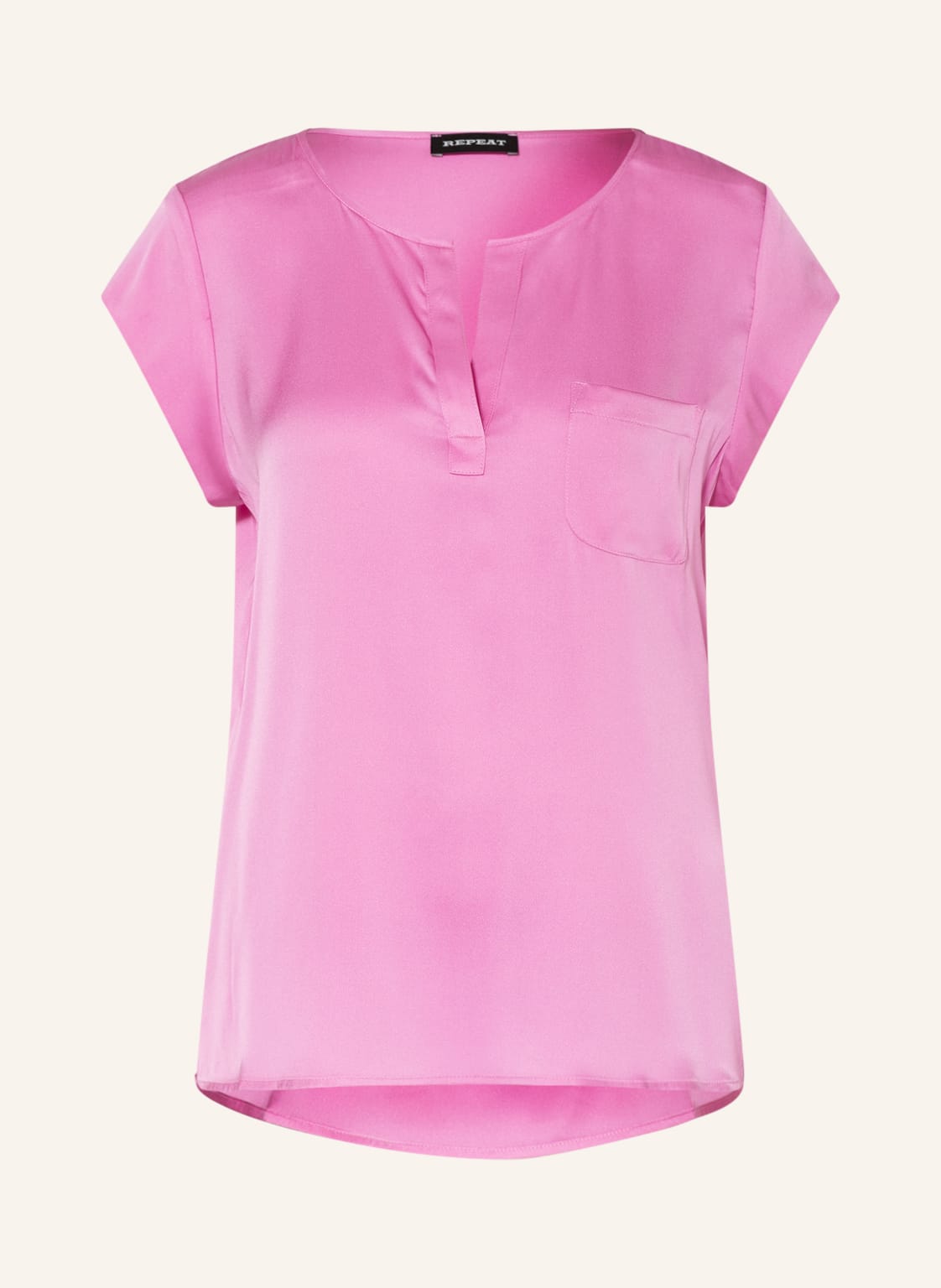 Image of Repeat Blusenshirt Aus Seide pink