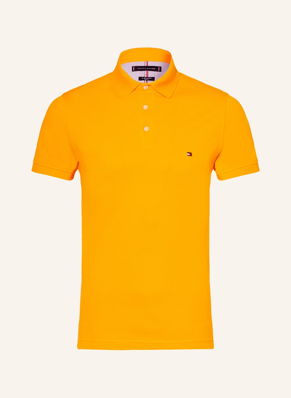 Image of Tommy Hilfiger Piqué-Poloshirt Slim Fit gelb