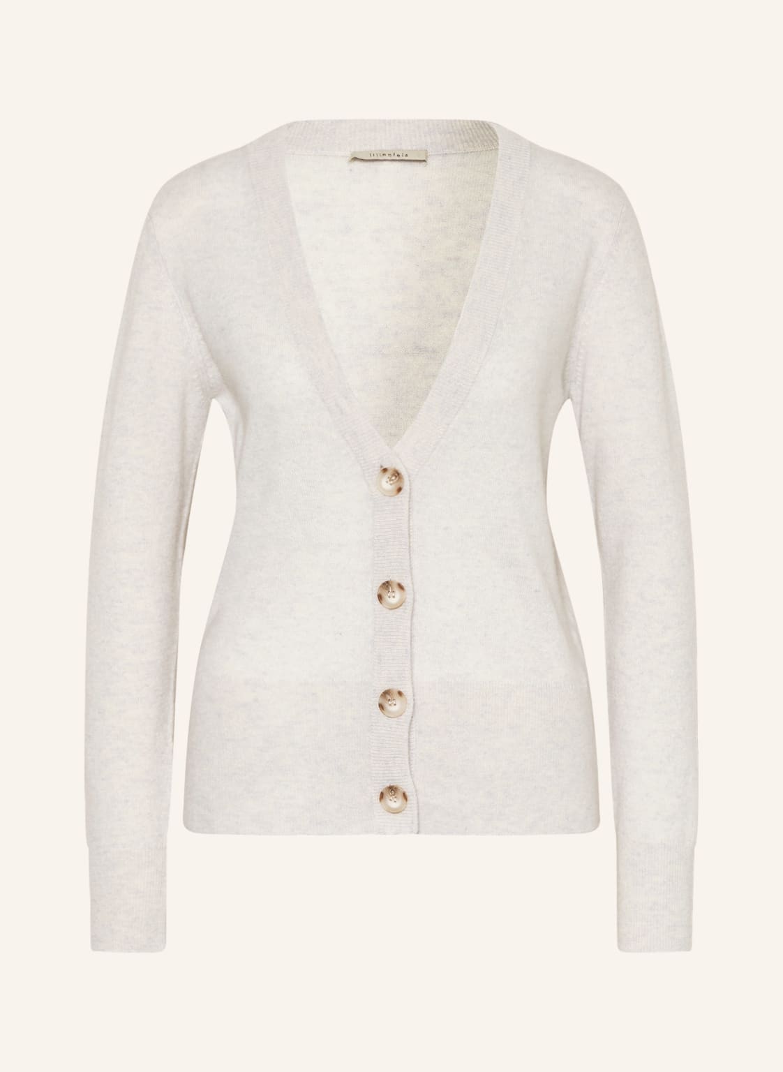 Image of Lilienfels Strickjacke Aus Cashmere grau