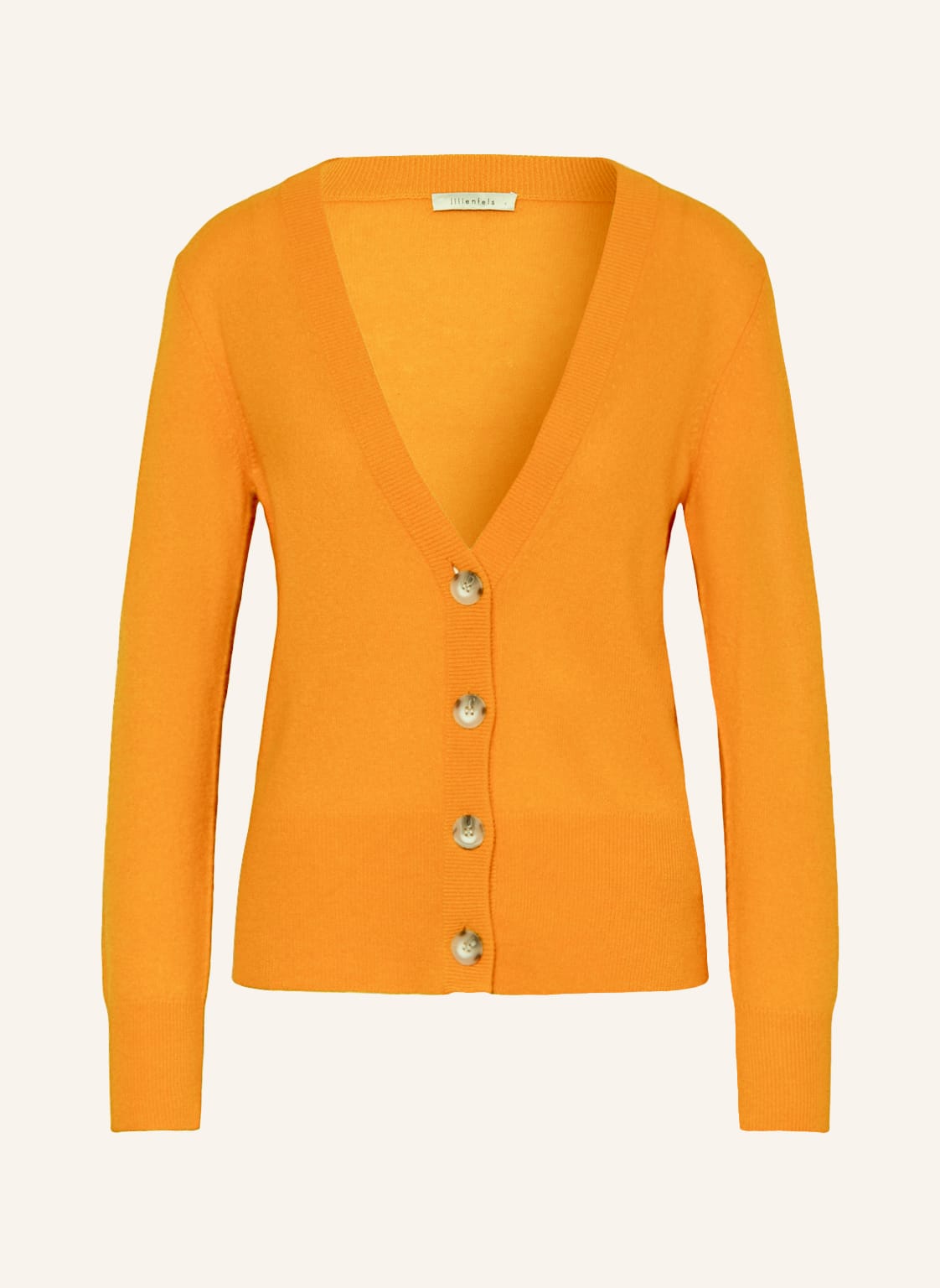 Image of Lilienfels Strickjacke Aus Cashmere orange