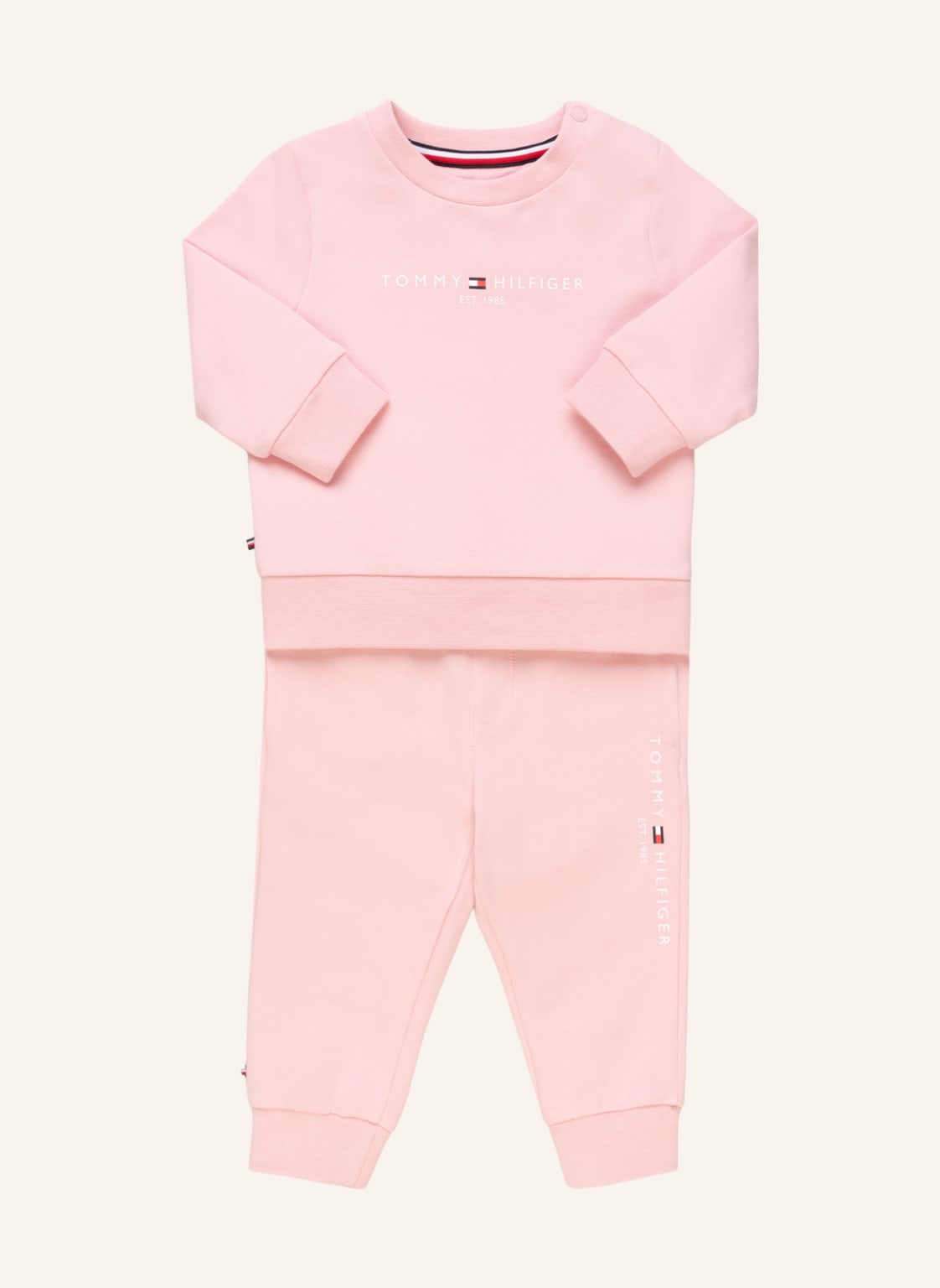 Image of Tommy Hilfiger Set: Sweatshirt Und Sweatpants rosa