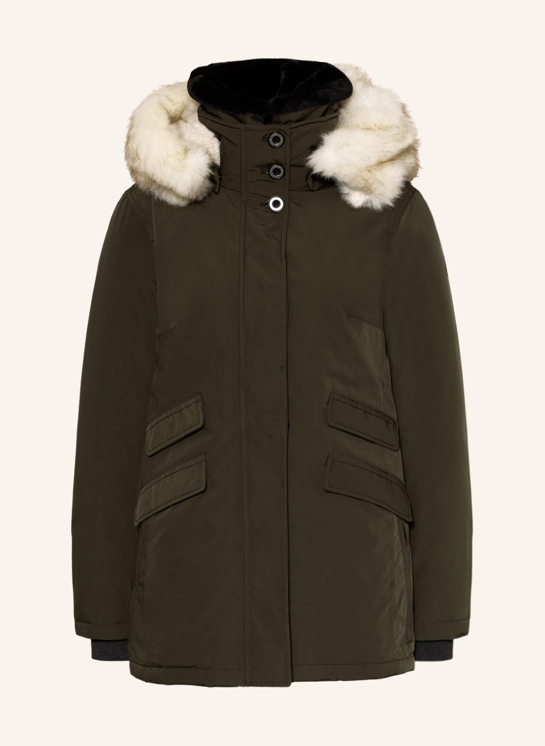 Image of Wellensteyn Jacke Enterprise Mit Abnehmbarem Kunstfellbesatz gruen