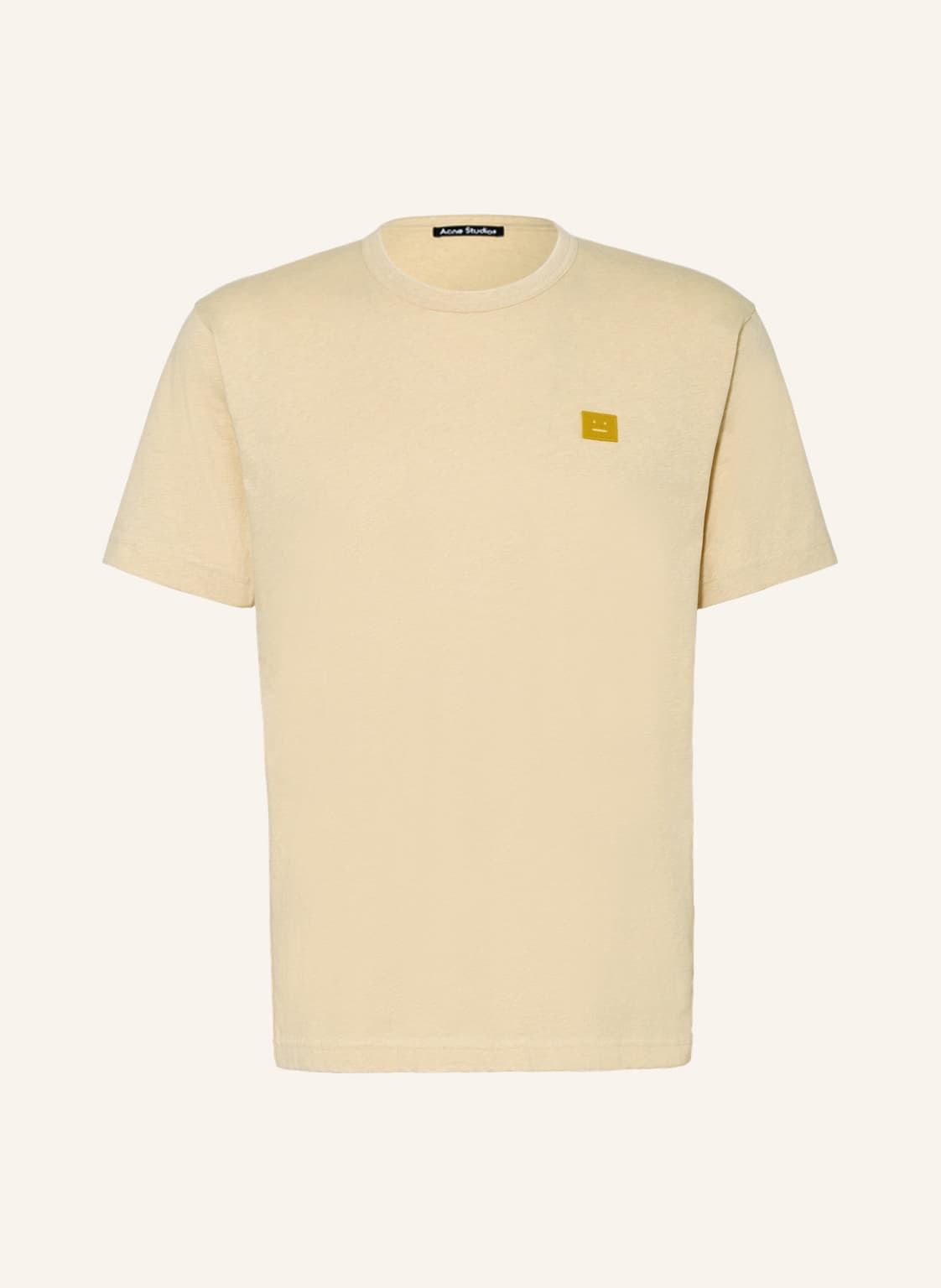 Image of Acne Studios T-Shirt Nash Face beige