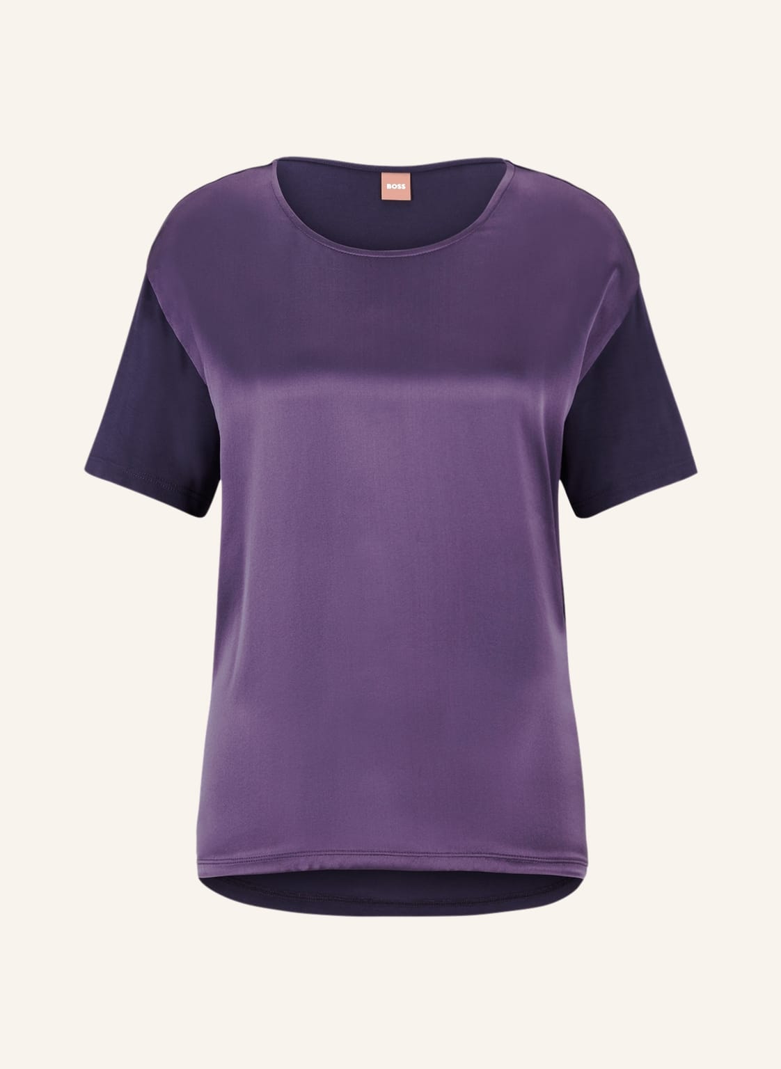 Image of Boss Blusenshirt Esandy Mit Seide violett