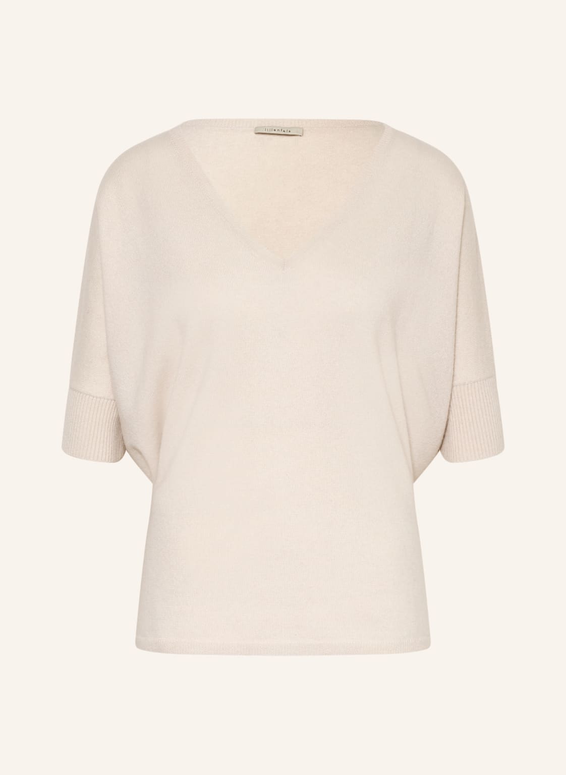 Image of Lilienfels Oversized-Pullover Aus Cashmere beige