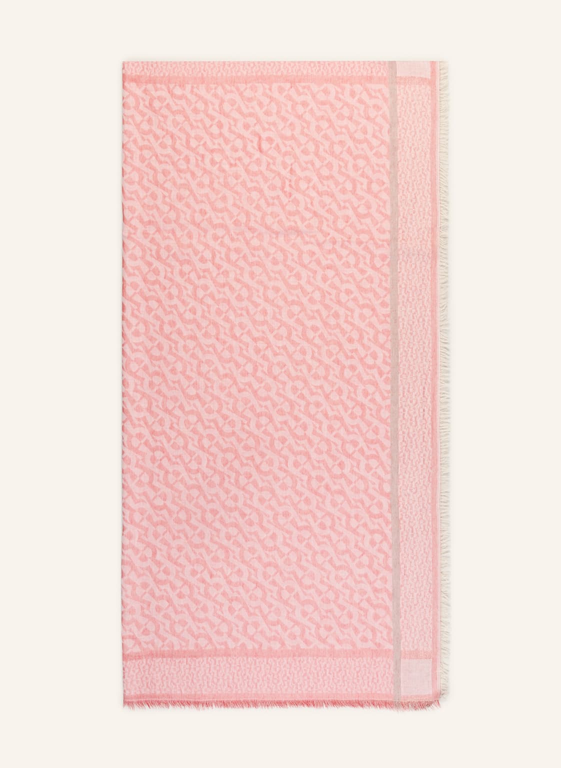 Image of Aigner Tuch Mit Glitzergarn rot