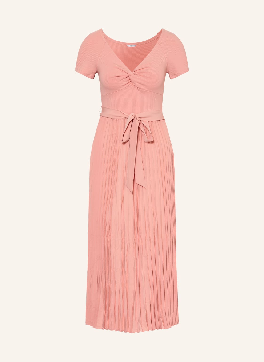 Image of Guess Kleid Erynn Im Materialmix rosa