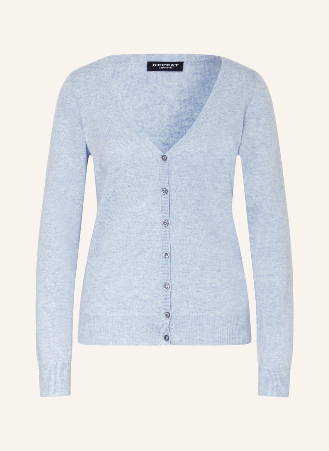 Image of Repeat Strickjacke Aus Cashmere blau