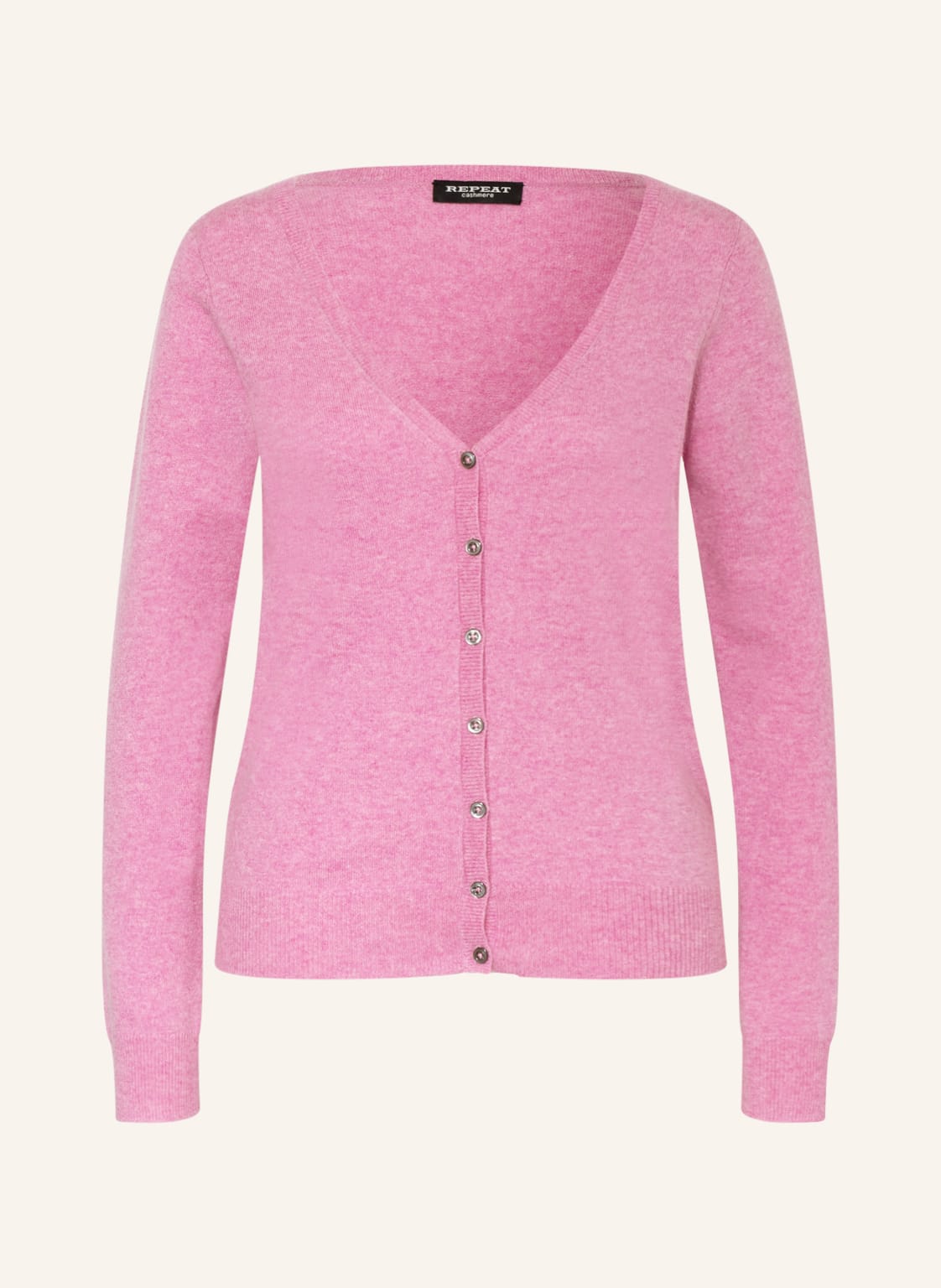 Image of Repeat Strickjacke Aus Cashmere pink