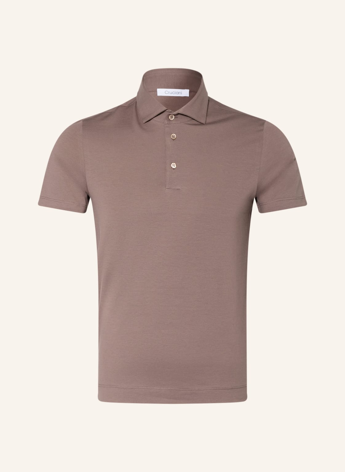 Image of Cruciani Jersey-Poloshirt gruen
